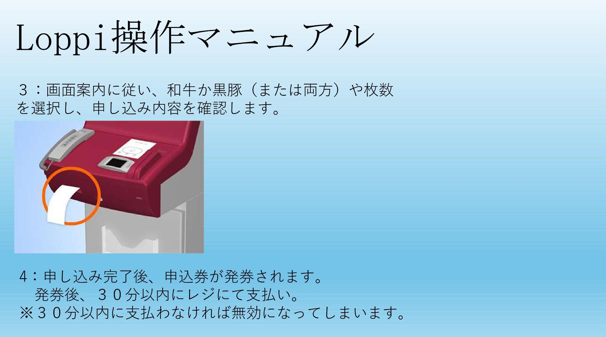 Loppi操作マニュアル2