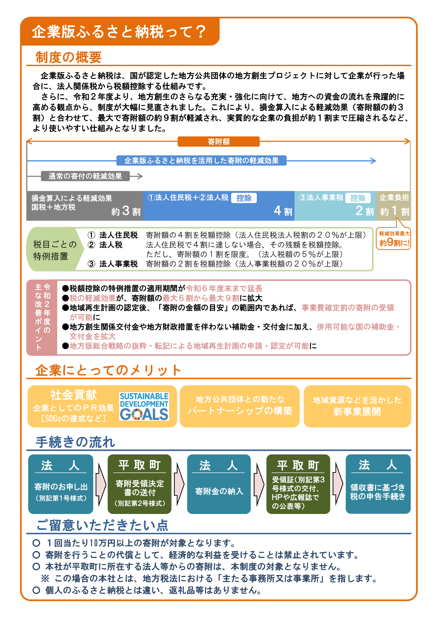 企業版ふるさと納税（制度の内容等）平取町版_1
